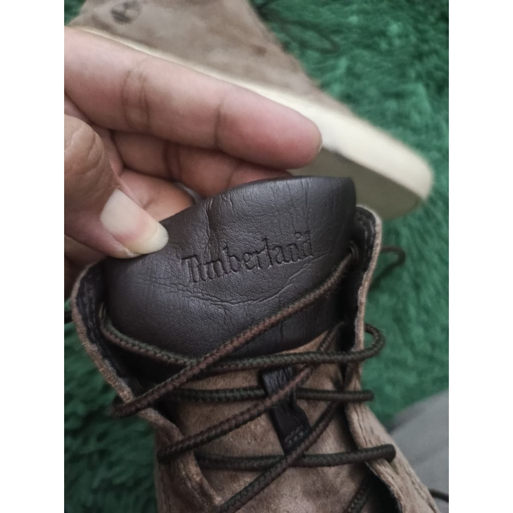 sepatu kulit sneakers boots casual timberland size 45