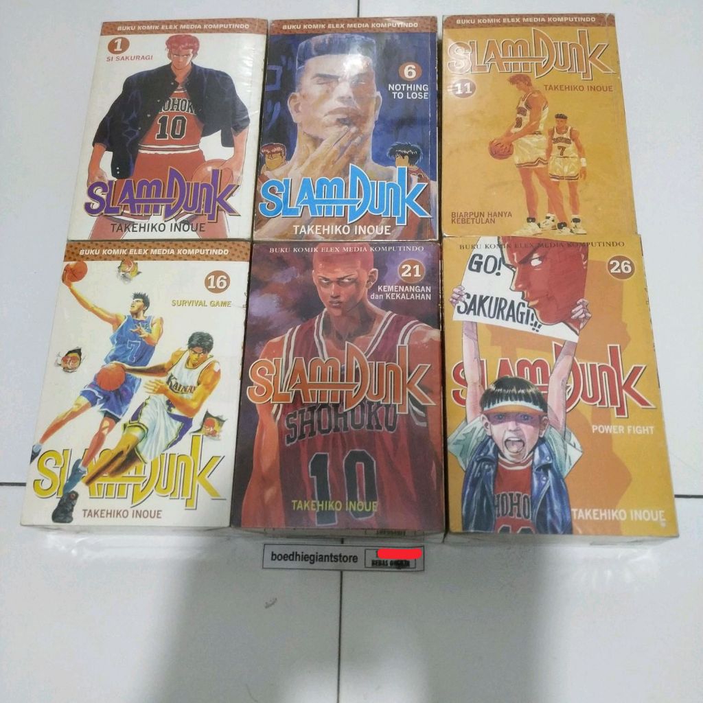 Komik Slam Dunk 1-31 tamat, Kolpri No Coret, TS