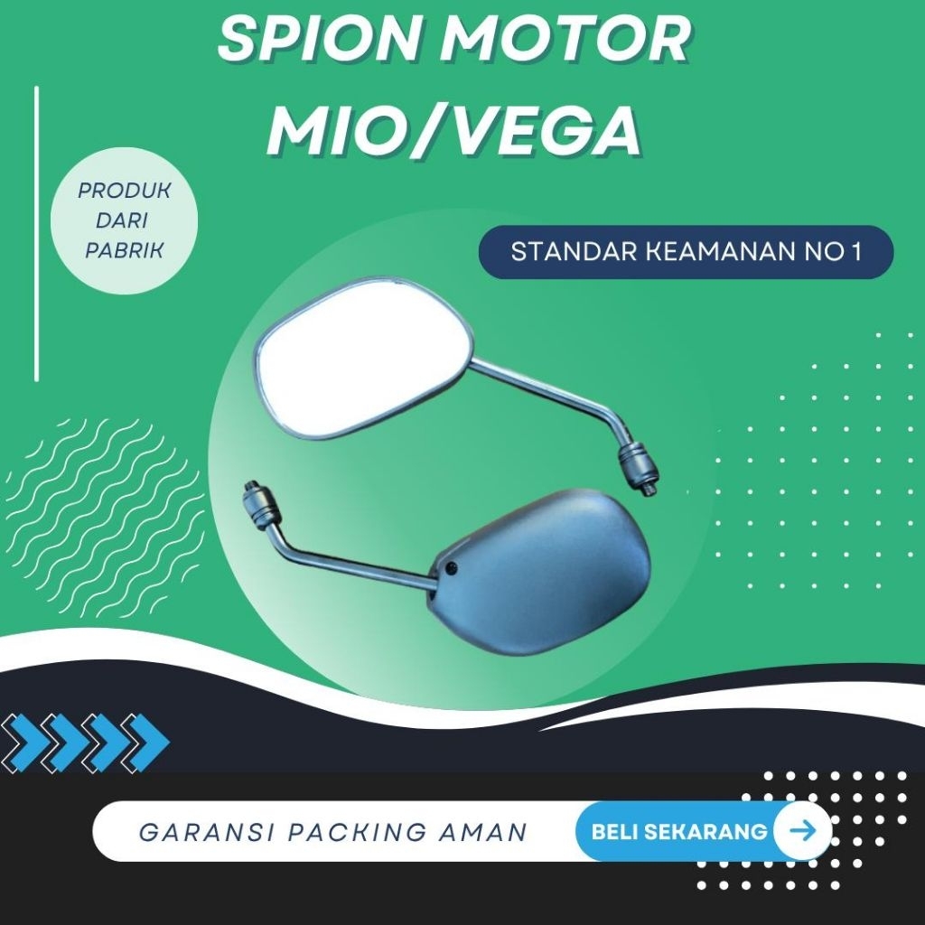 Spion Yamaha MIO Model Standar Spion MIO Kaca Spion Motor / Spion MIO Soul Karbu