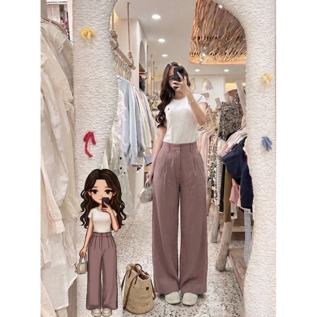 celana ingni mauve