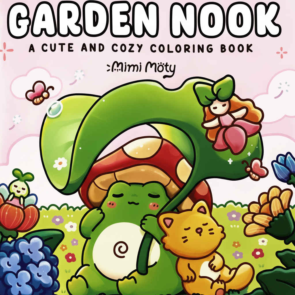 Garden Nook Coloring Book