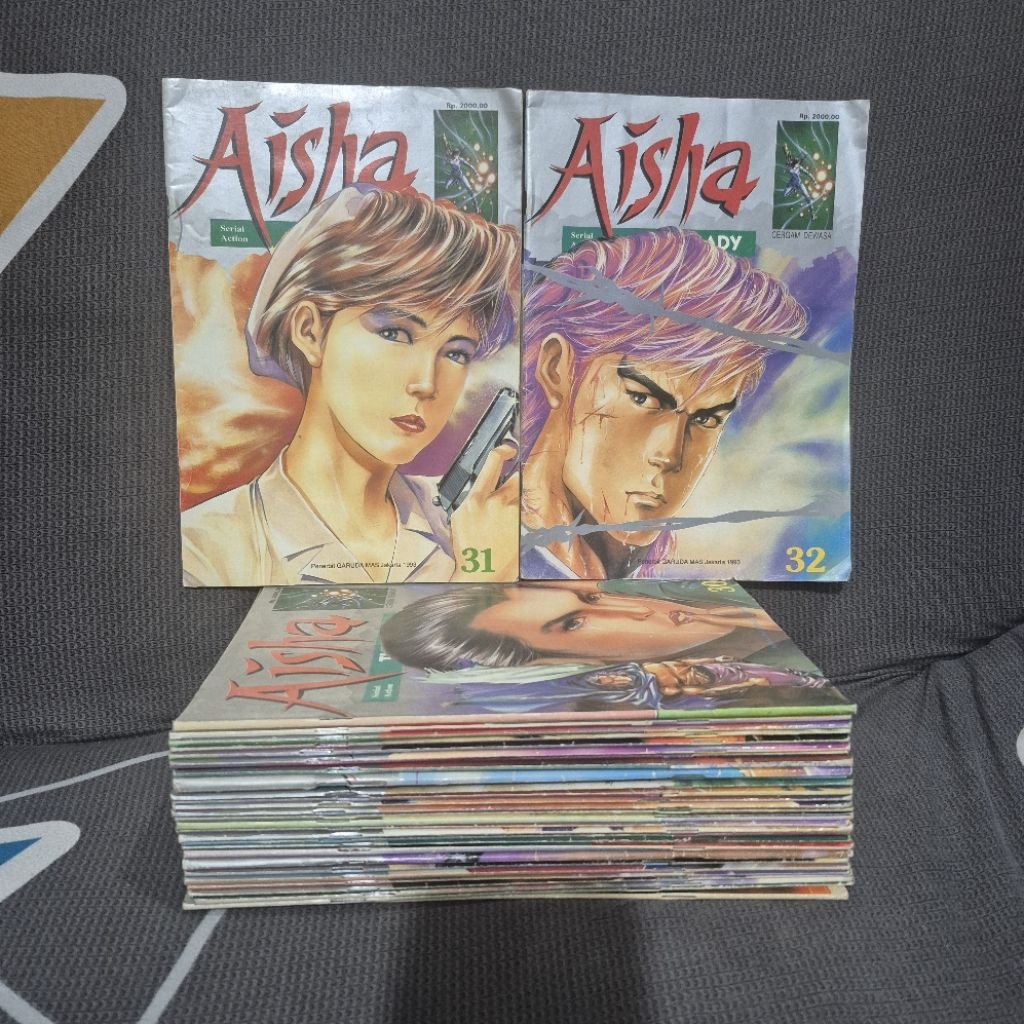 Paket Komik Aisha Tiger Lady Vol 1-32 Set Fulset Fullset Lengkap Cergam Garuda Mas Manhua