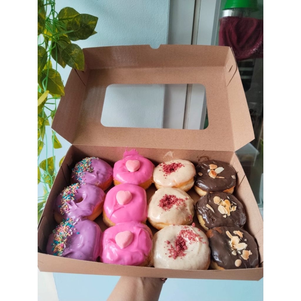Donat toping mini isi 12