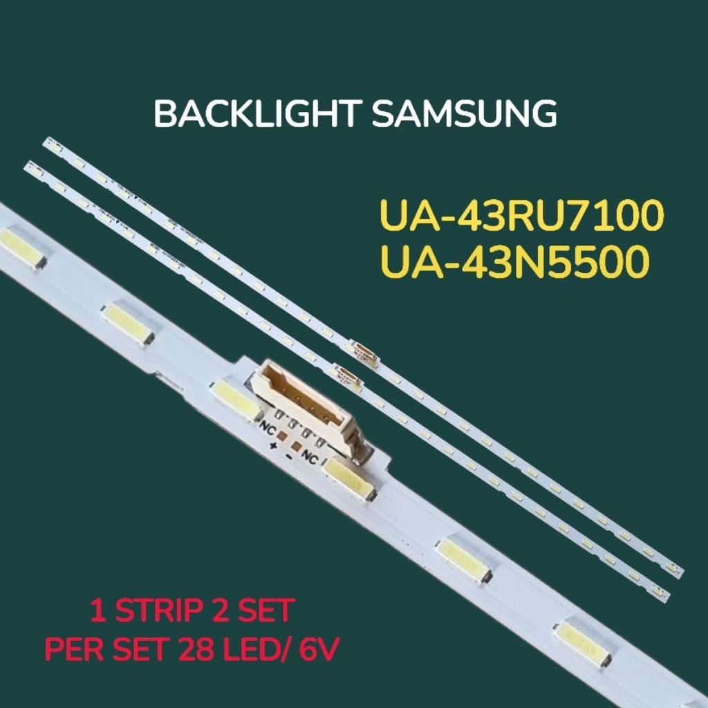 backlight Samsung 43 inch UA-43N5500AK / UA-43RU7100