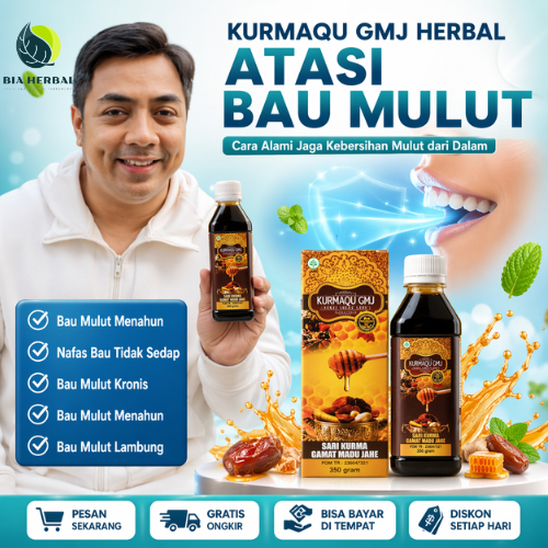 Kurmaqu - Obat Bau Mulut Permanen - Obat Bau Nafas Busuk, Menahun, Bau Mulut Kronis, Menghilangkan B