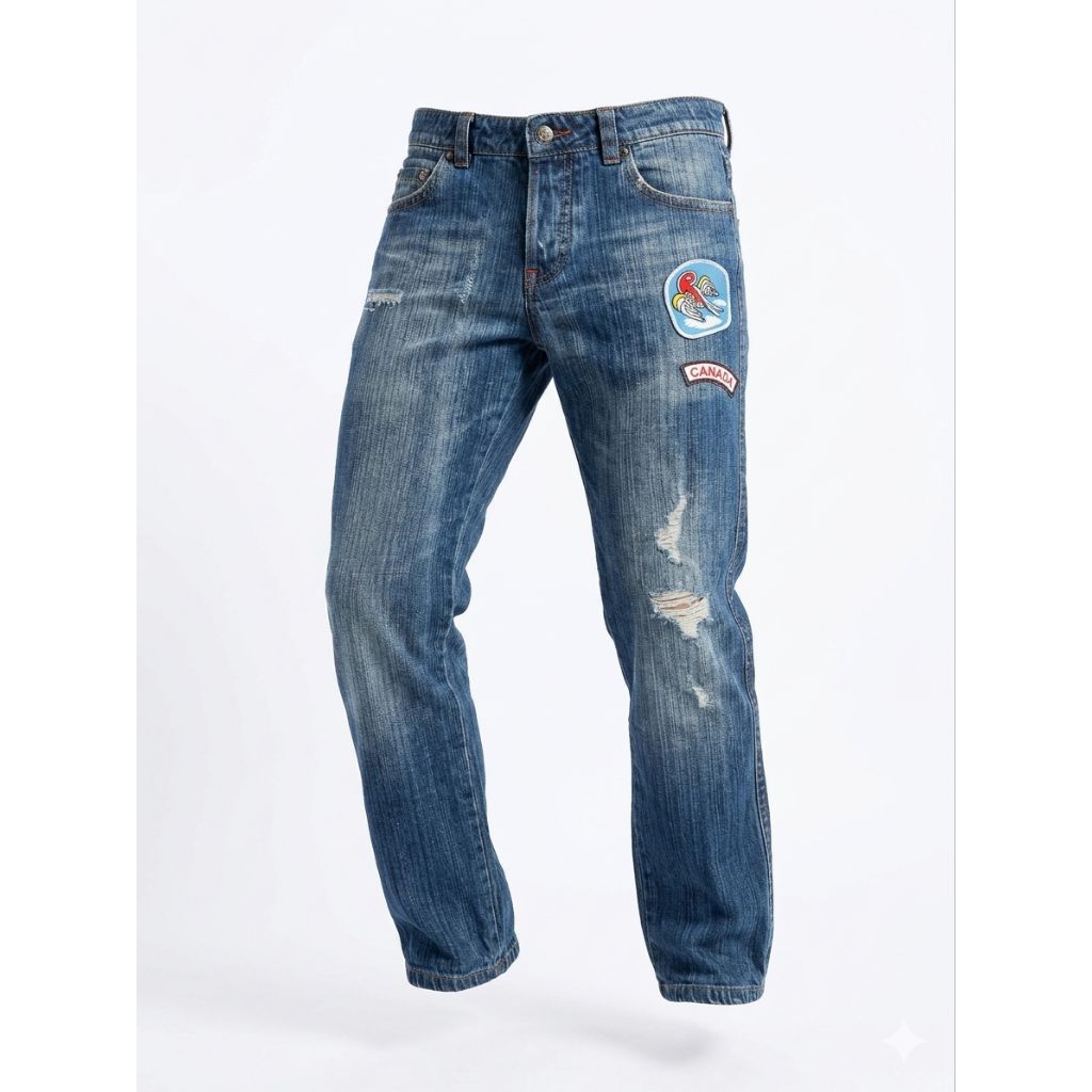Celana Jeans Denim Selvedge Dsquared² bekas/second/pl/preloved Ripped Jeans