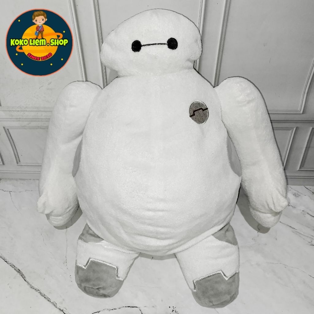 Boneka Figure BAYMAX BIG HERO 6 || Tangan Putar || (Besar XL 48cm) ORIGINAL DISNEY