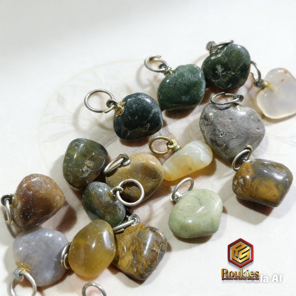 Liontin Batu Akik Alam Asli Batu