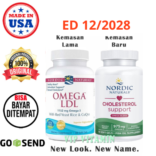 Nordic Naturals Cholesterol Support 60 softgels | Omega LDL Red Yeast