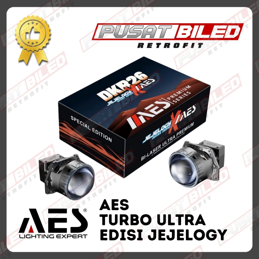 AES PROJECTOR BILED TURBO ULTRA PREMIUM 3 INCH EDISI JEJELOGY