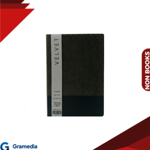 Gramedia Medan - BOOKS&BIND NB VELVET SC A5 ARMY GREEN