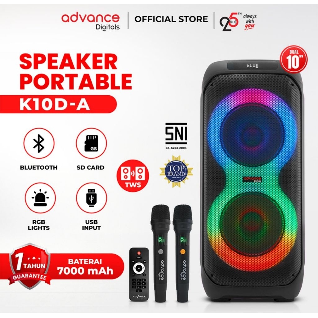 Speaker Advance Professional Baterry K10D-A