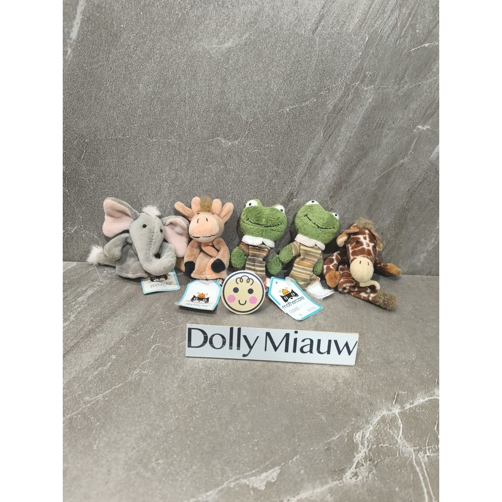 jellycat vintage edisi fingers puppet