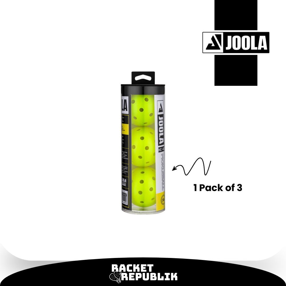 JOOLA HC-40 Pickleball Paddle Ball - Shock Yellow - Pickleball Bola