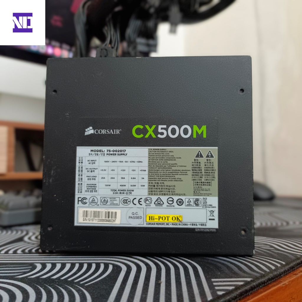 Power Supply / PSU Semi Modular / Full Modular 500W 550W 80+