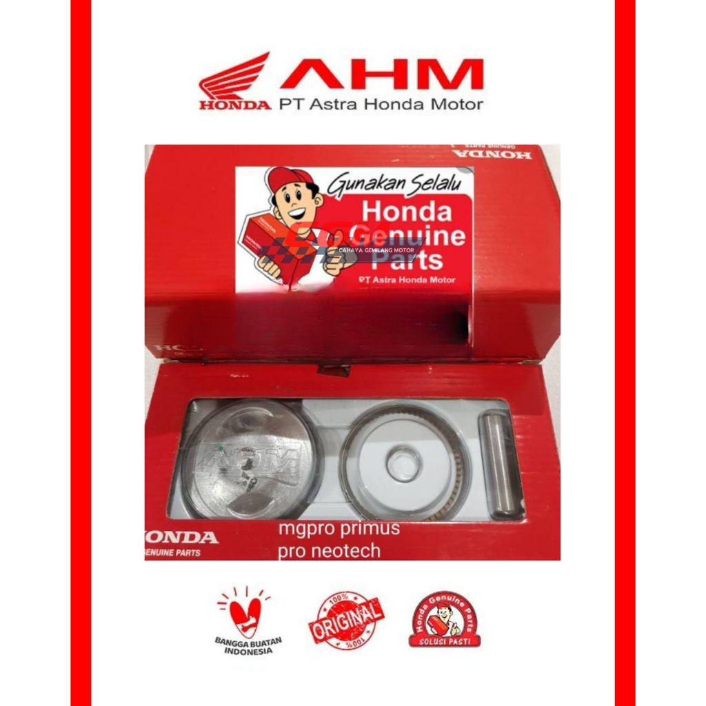 piston kit ring seher piston pen kode KEH-600 megapro primus gl pro neotech ori honda ahm