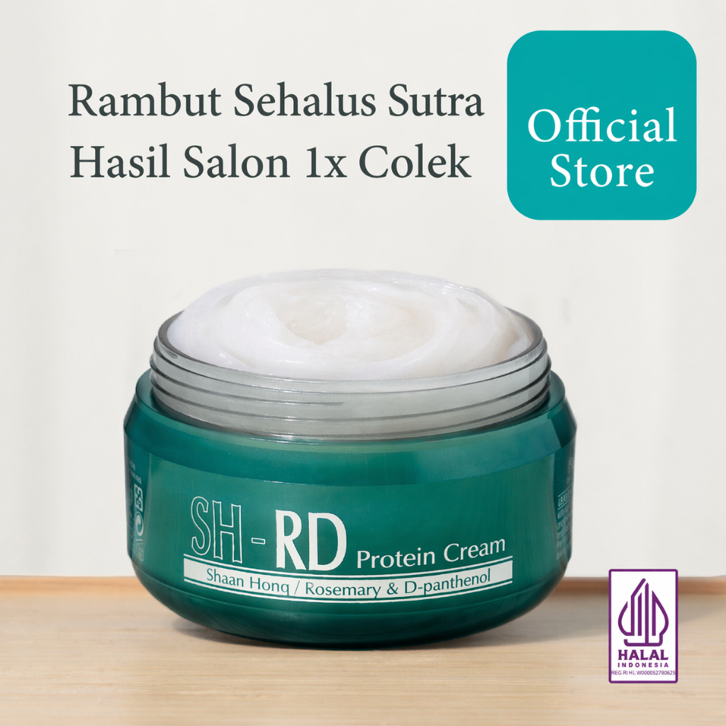 SH-RD | Protein Cream (50ml ) | Moisturizer & Vitamin Rambut | Hair Care Rambut Ngembang, Kering & K