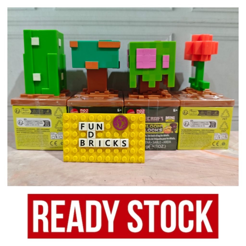 Minecraft Bloom Blocks Mini Mode Minifigure