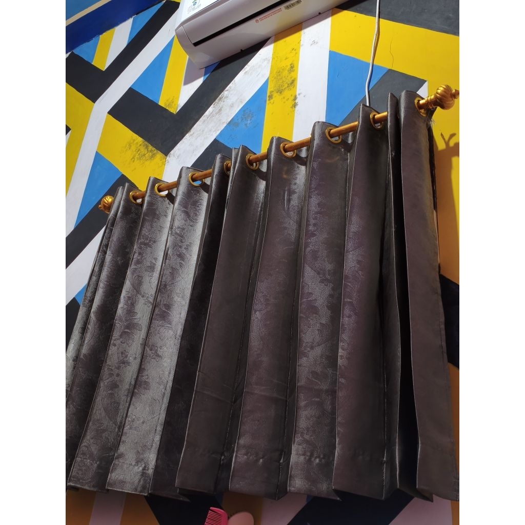 PRODUK 1 Jual gorden jendela hitam polos minimalis gorden