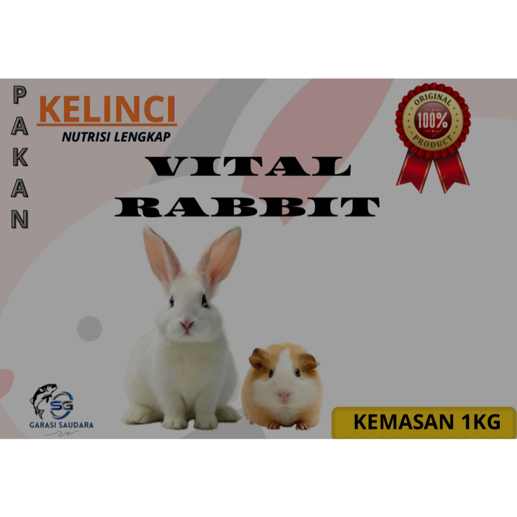 Makanan Kelinci 1 KG CitraFeed Vital Rabbit Citra Feed