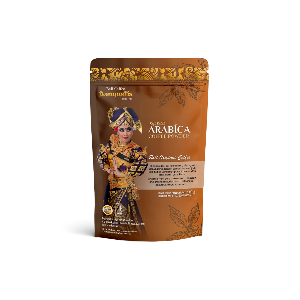 Kopi Bali Banyuatis Arabica Powder Foil Premium / Kopi Bali Banyuatis Arabica Bubuk Foil Premium
