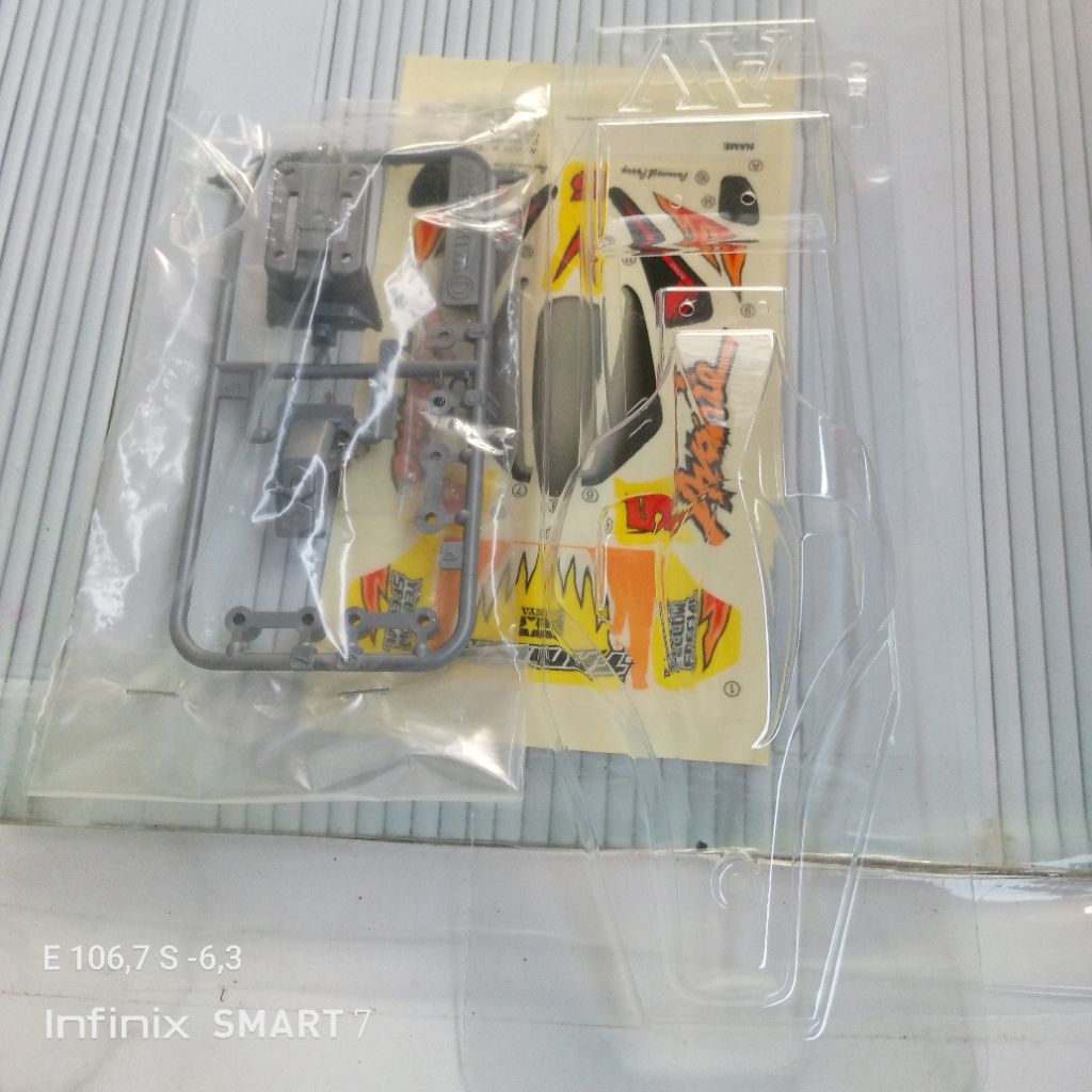 Tamiya Body Avante jr Yellow Special