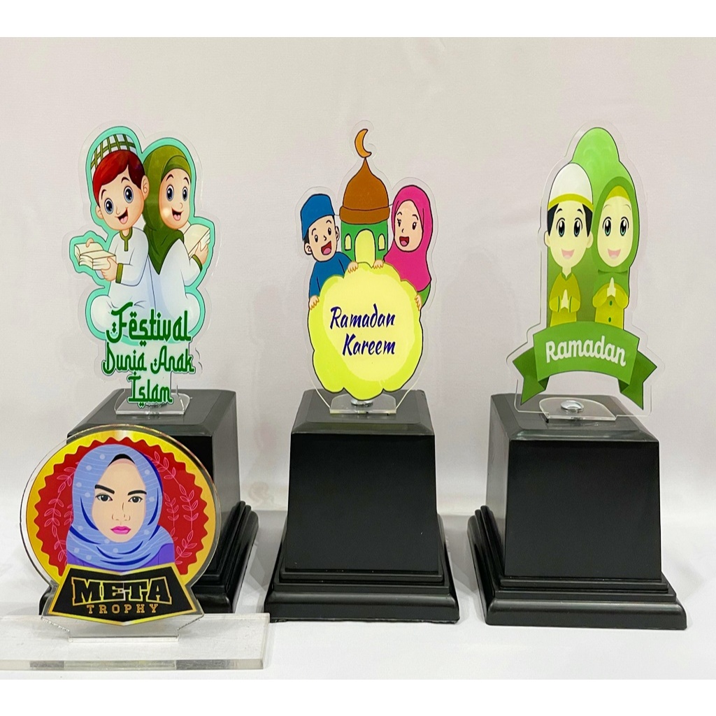 PIALA AKRILIK KENANG - KENANGAN CINDERAMATA RAMADHAN TAHFIDZ TERMURAH