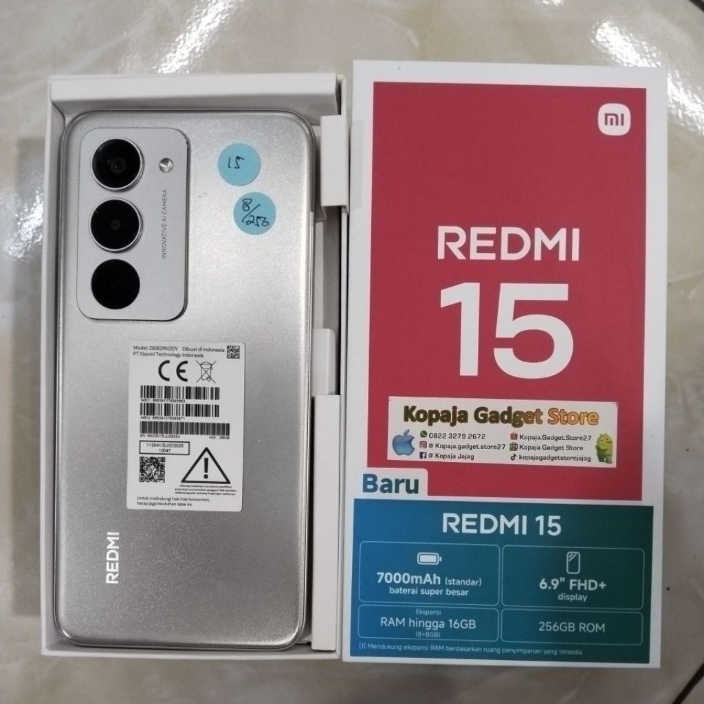 Redmi 15 8/256 second fullset