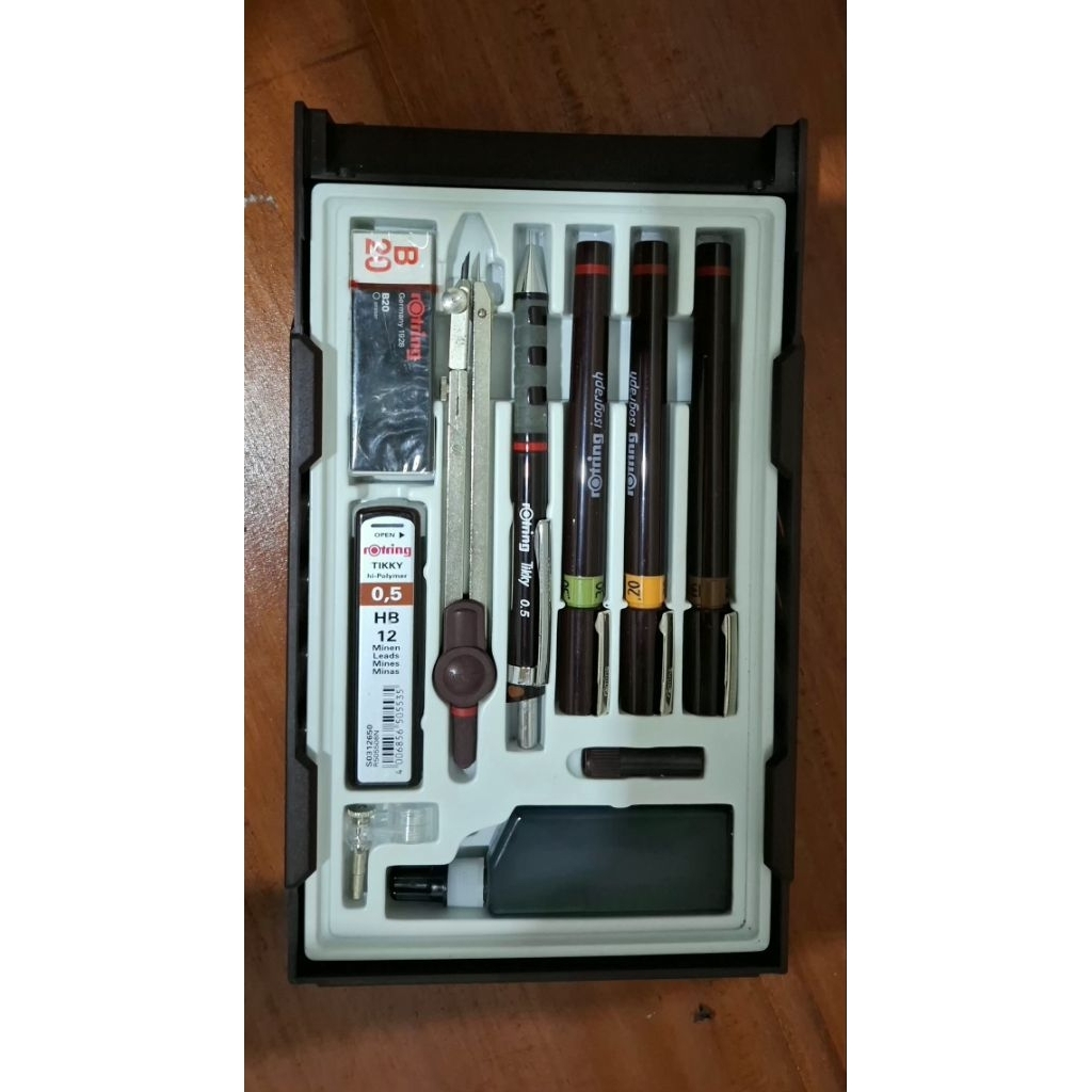 Rapido Rotring Set Original Lengkap