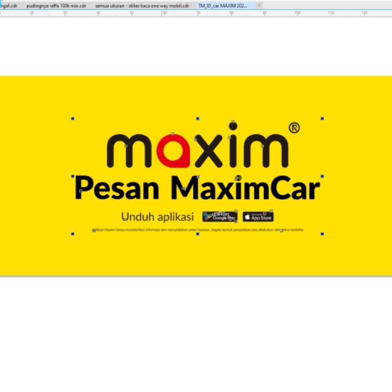 Stiker Maxim Kaca Belakang 2026