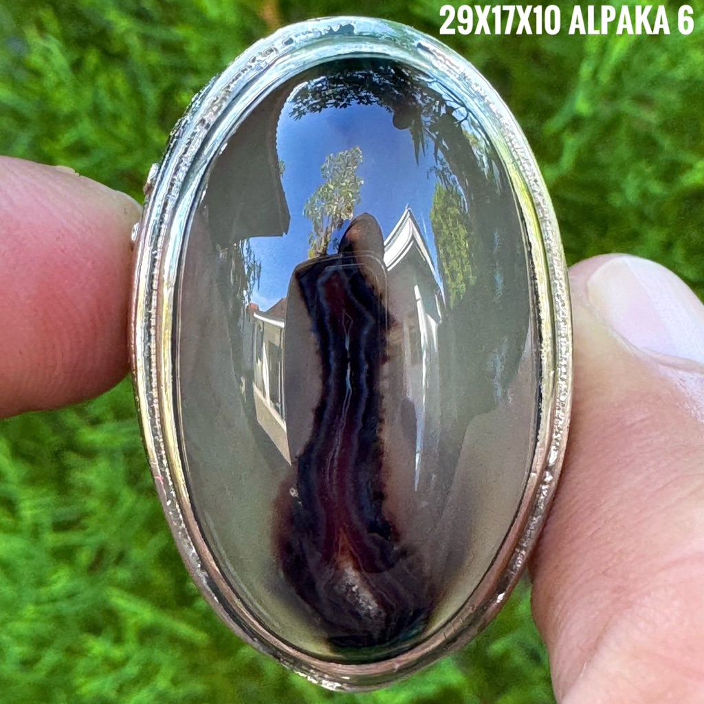 Cincin Batu Akik Natural Sulaiman Ginggang