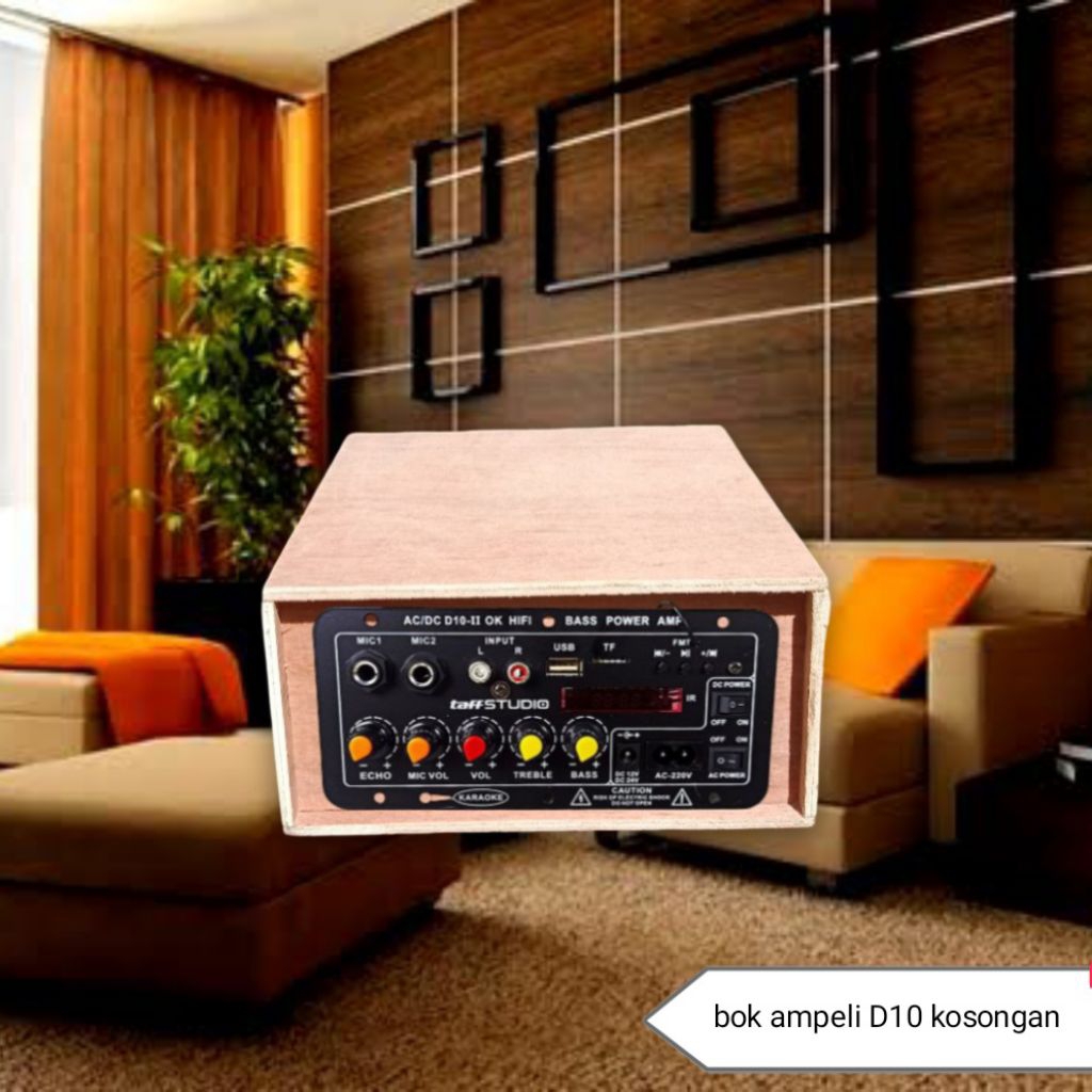 Box power amplifier D10 kokoh peraktis siap pakei