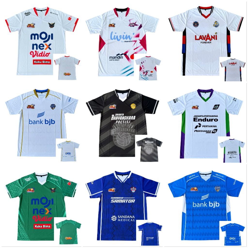 kaos olahraga voli proliga full printing cowo/pria Jersey olahraga voli full printing atasan olahrag