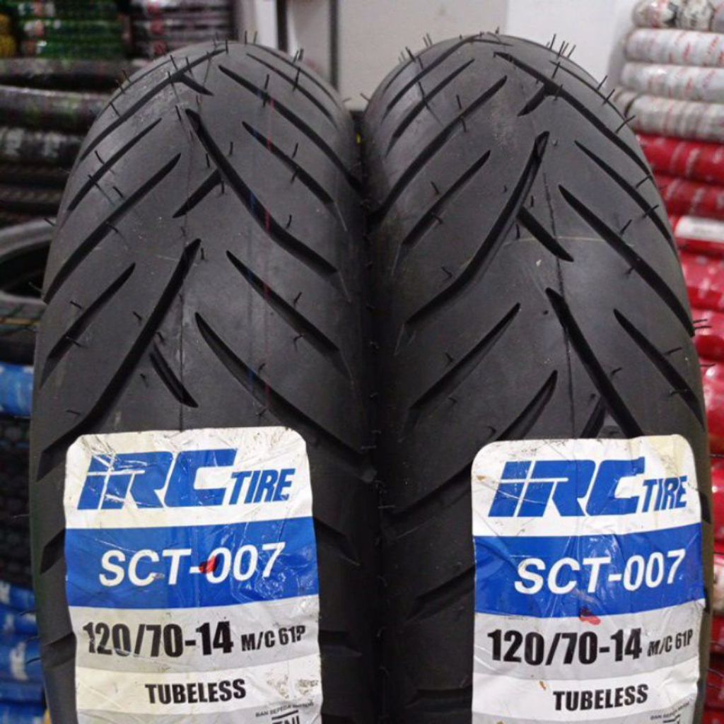 ban motor belakang merk irc ukuran 130/80 ring 14