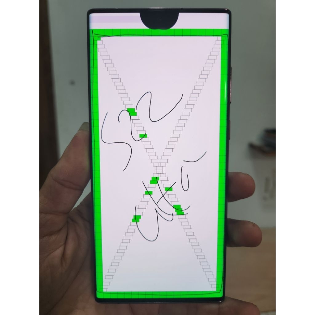 lcd samsung s22 ultra original copotan minus