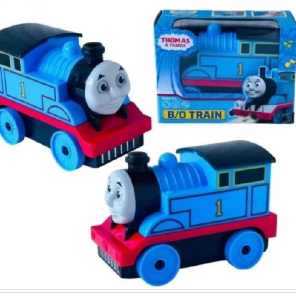Mainan Kereta Thomas & Friends dengan Musik dan Lampu, Warna: Thomas