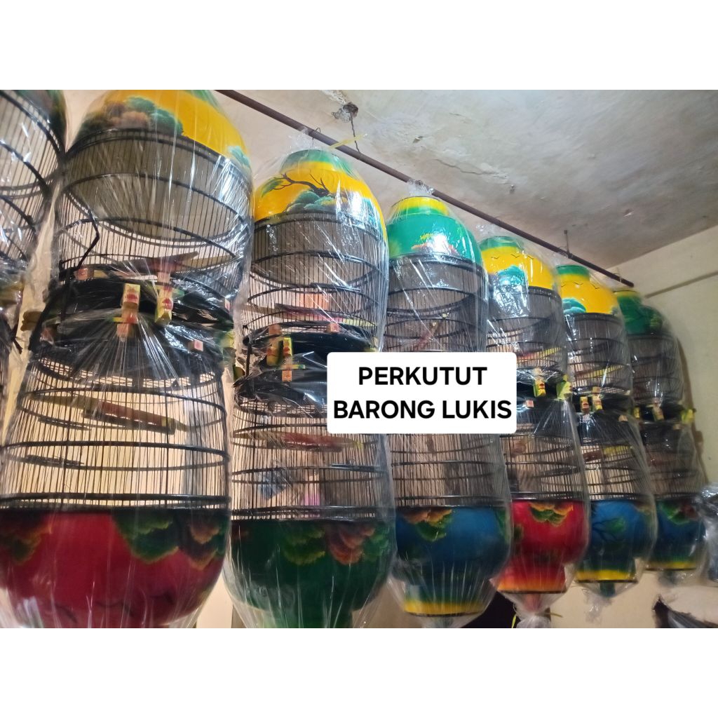 SANGKAR PERKUTUT BARONG LUKIS