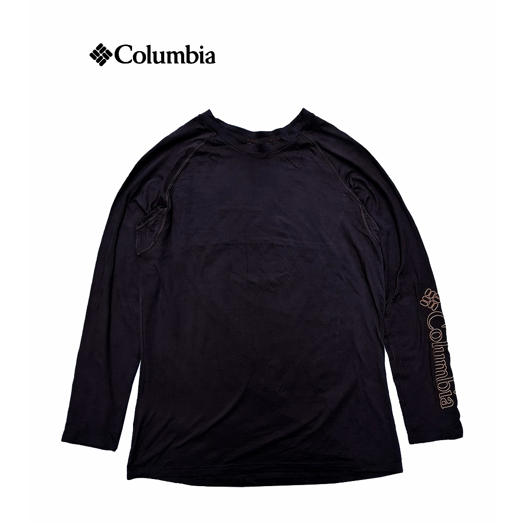 Base Layer Columbia Original Lengan Panjang Pria | Kaos Thermal Outdoor Hiking Trekking
