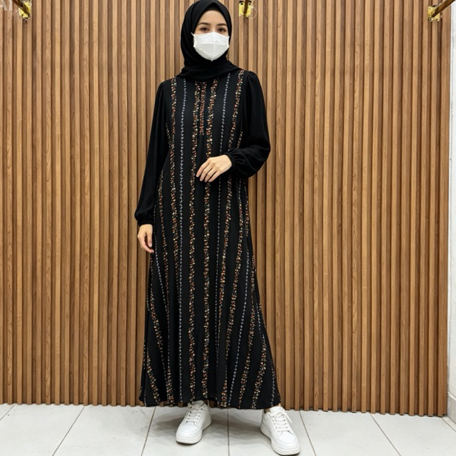 Farah Dress | Gamis Rayon Viscose | Gamis Adem