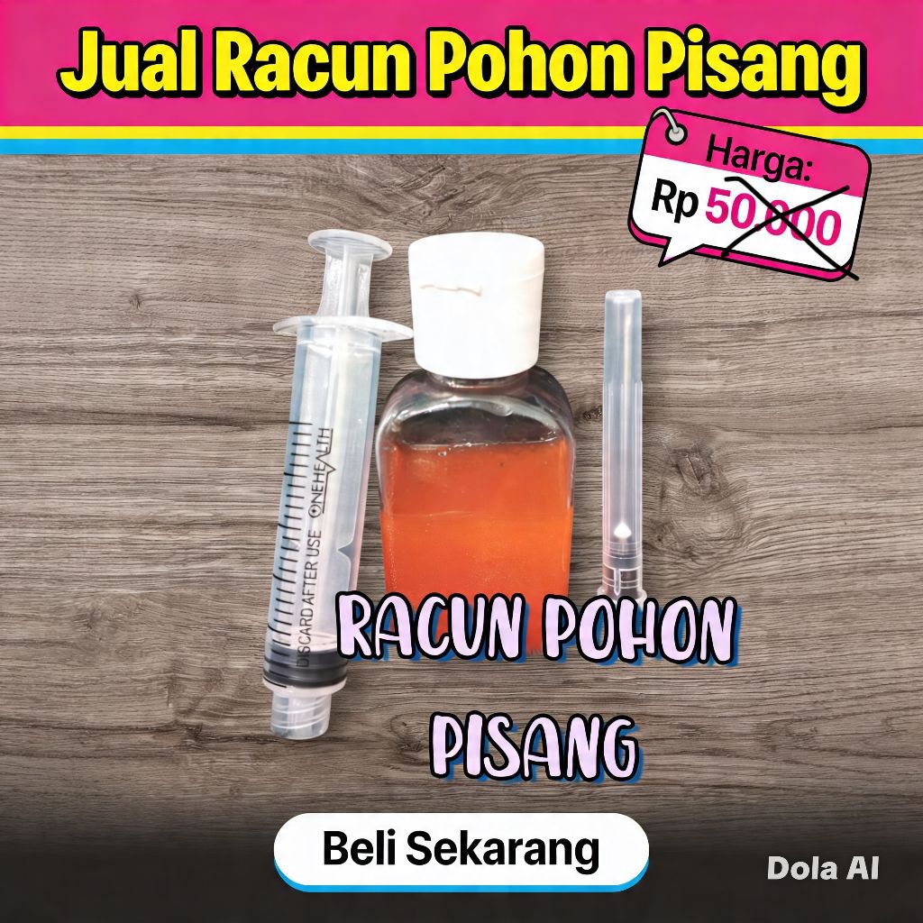 SUNTIK Racun Pohon Pisang, AMPUH 