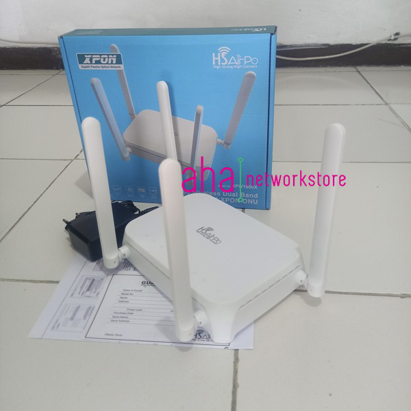 XPW1800X ONU XPON WiFi6 AX1800 Dualband Gigabit HSairPo XPW1800 XPON ONT AX1800 WiFi6 MIMO Gigabit L