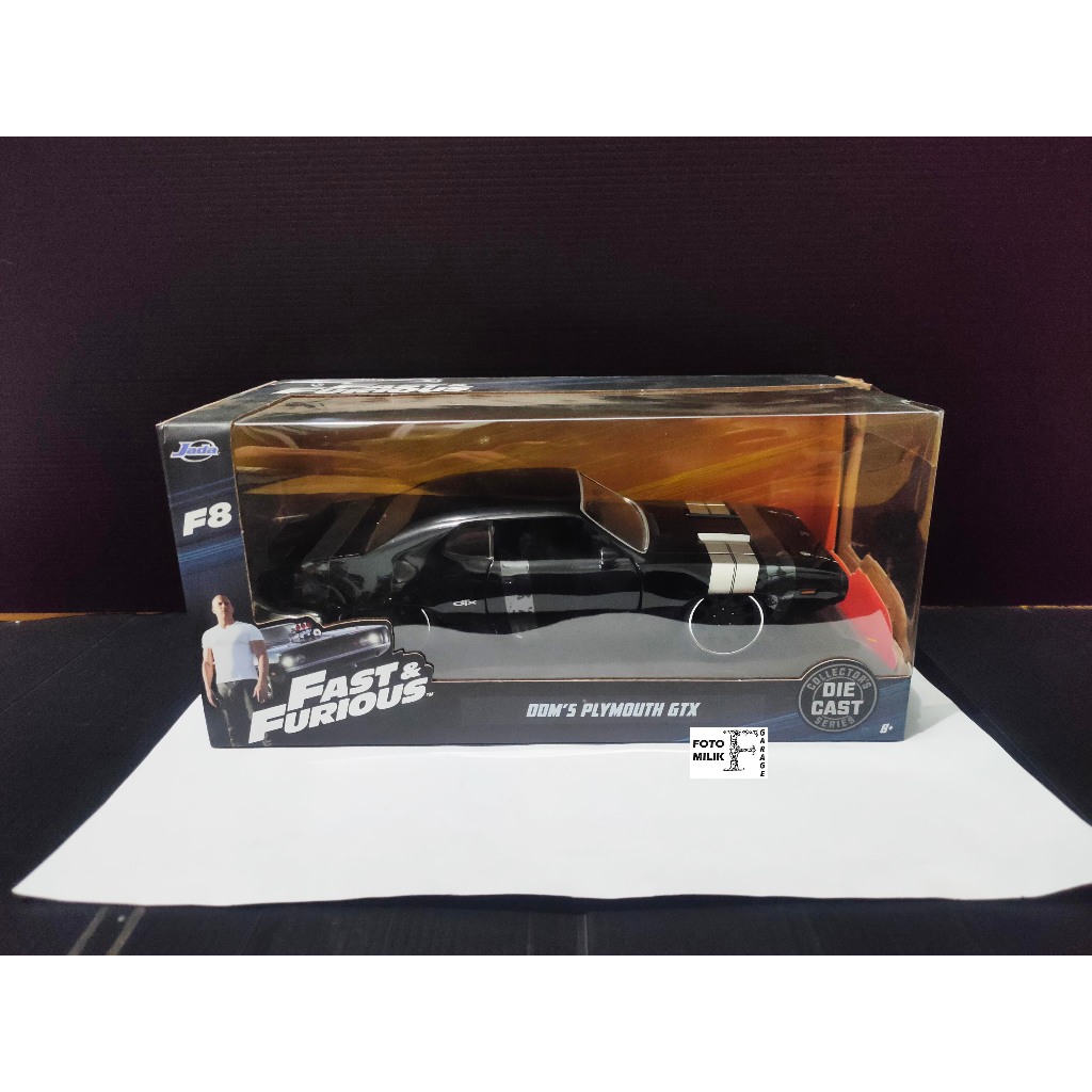 Jada Toys Dom Plymouth GTX The Fast and Furious 8 Fate of Furious Skala 24 1/24