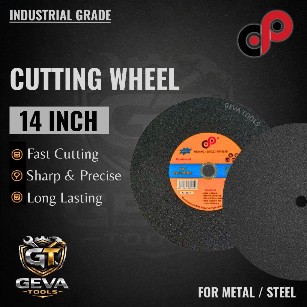 Batu potong 14 inch / CP Cutting wheel 14 inch Japan Quality / mata cutting 14" / batu potong besi /