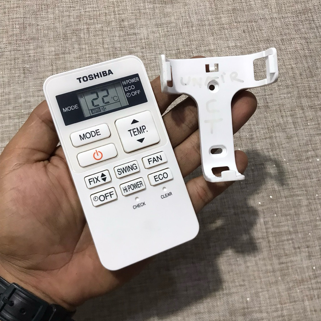 Remote Remot Ac Toshiba Model WC-UA02NE Original Second Normal mulus