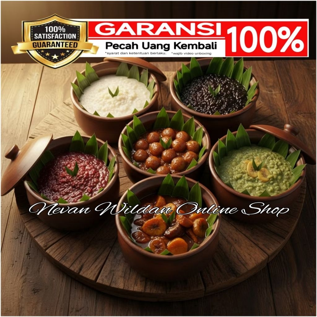 PANCI KENDIL BUBUR 10 PCS | PAKET KENDIL BUBUR 5 PCS | PAKET KENDIL BUBUR TANAH LIAT MURAH