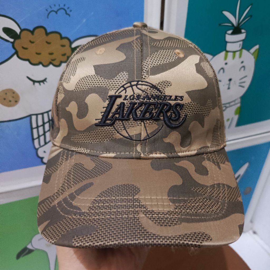 AllSize | Topi Caps Camo LA LAKERS Mewah