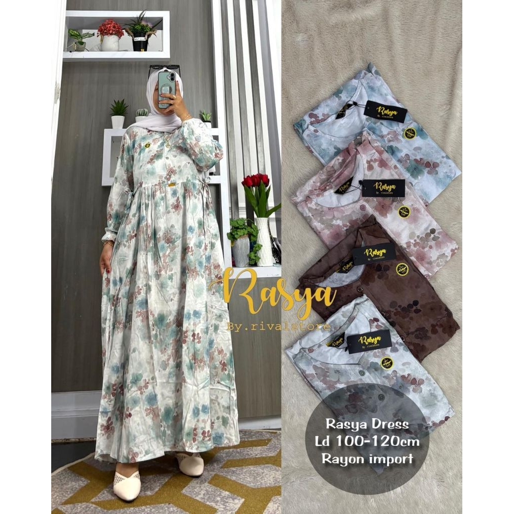 MIDI DRESS RAYON PREMIUM RASYA