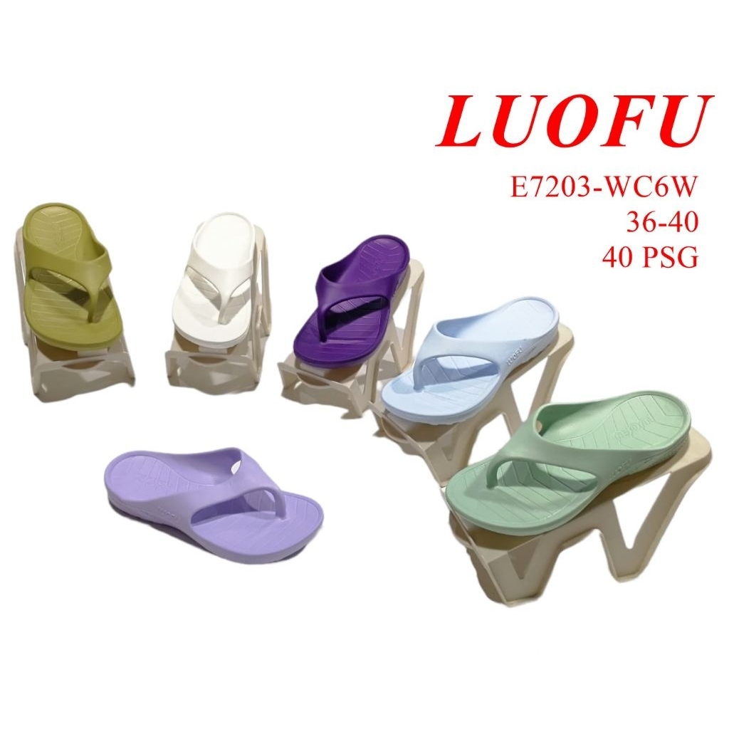 kalastore8 - Luofu Sendal Wanita Jepit Import