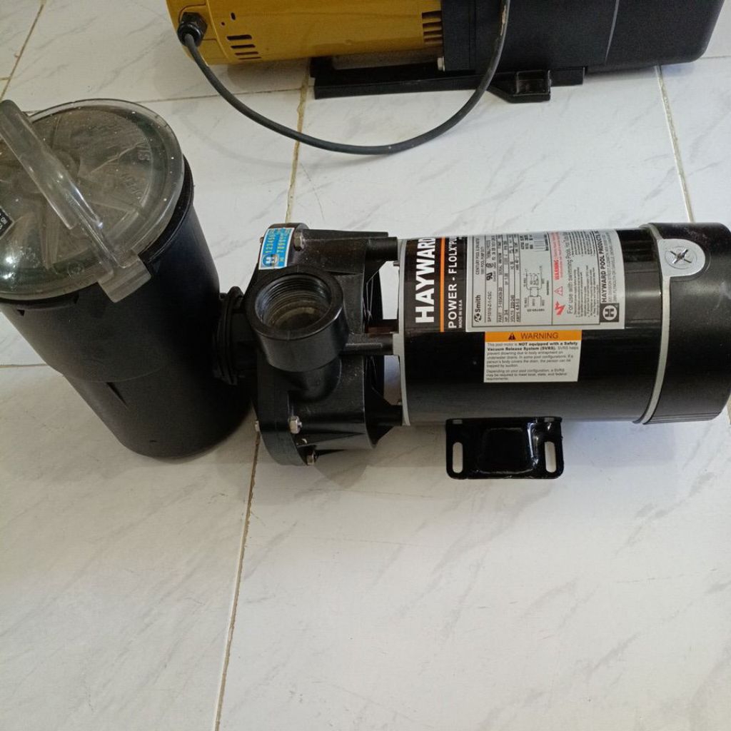 TERLARIS HAYWARD SUPER PUMP 2Hp 3Hp Second Original// Hayward Power-Flolx Pump Second Original