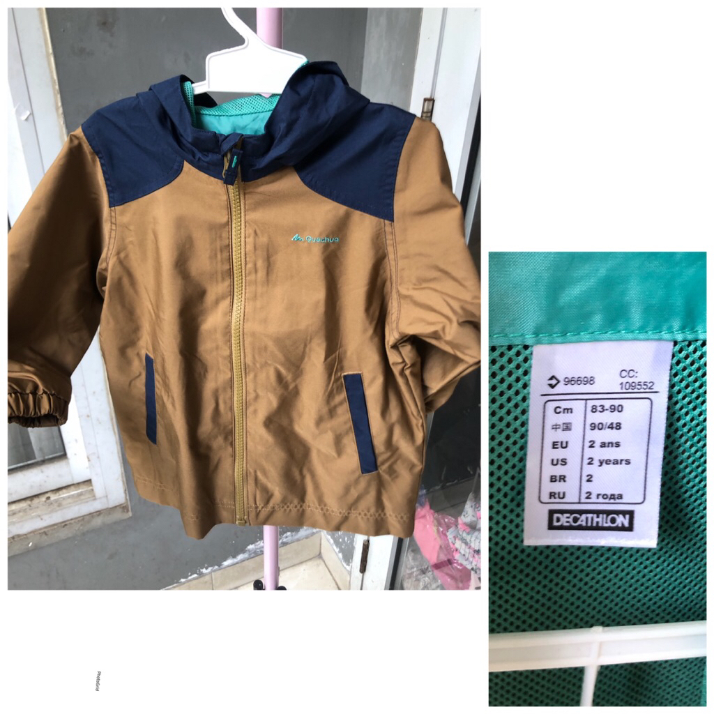 jaket anak decathlon 2y
